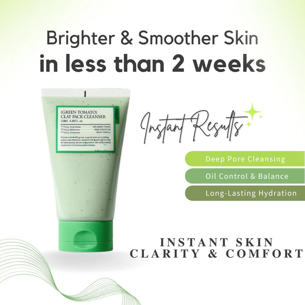Green Tomato Clay Mask Cleanser