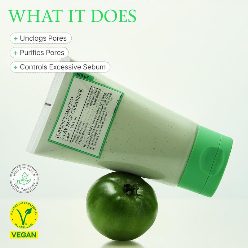 Green Tomato Clay Mask Cleanser