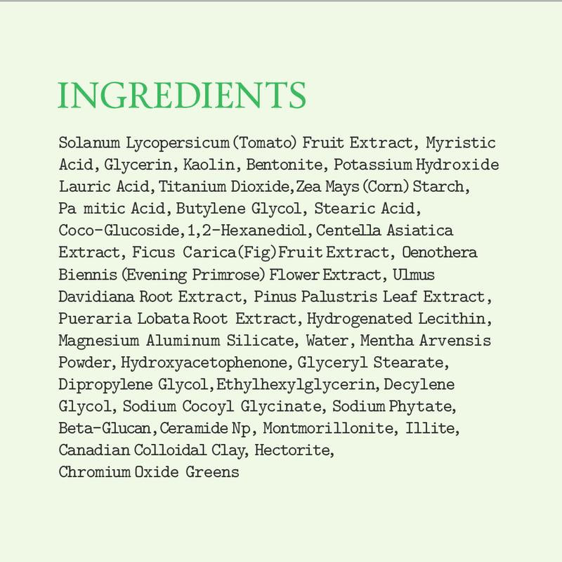 Green Tomato Clay Mask Cleanser
